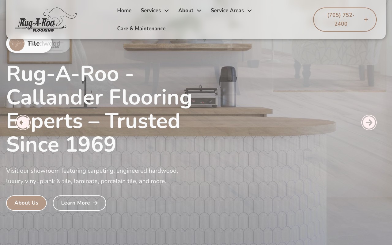 Rugaroo website screenshot